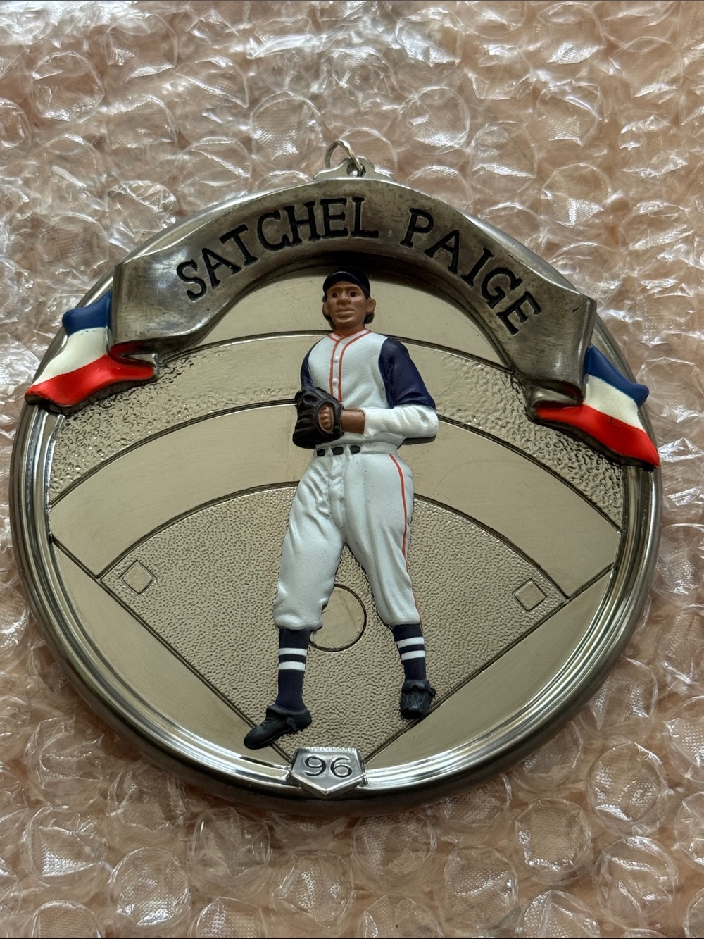 Vintage 1996 Hallmark Collector’s Series Satchel Paige Baseball Heroes Ornament